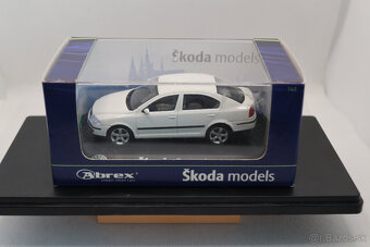 Modely Škoda 1:43 Abrex biele - 3