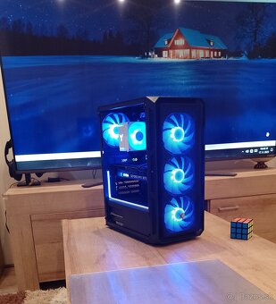 Herný kvalitný PC s RTX 3070+RYZEN 5+32GB RAM+ARGB+NVMe - 3