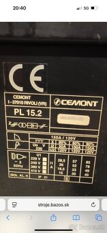 Plasma Cemont  PL15,2 profi stroj - 3