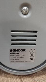 Olejový radiátor SENCOR elektrický - 3