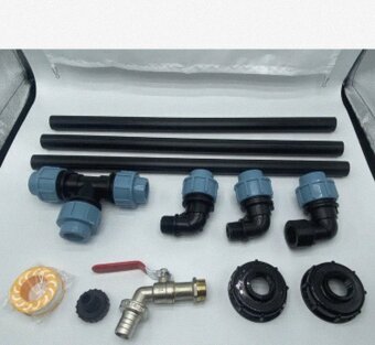 prepojenie 2ks IBC nádrží vylepšená suprava - 3