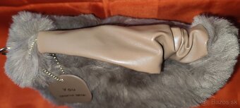 hnedá chlaptková kabelka - 3