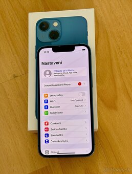 iPhone 13 Mini Blue BATERIE 100% TOP - 3