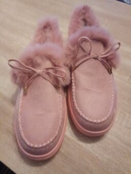 Dámske zateplené mokasíny - 3
