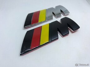 BMW nápisy ///MPower, xDrive znaky na kufor - viac farieb - 3