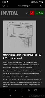 Akvariun Juwel rio 180L - 3