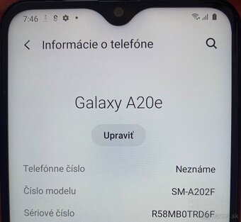 Predám Samsung A20e - čierna lakovaná - TOP Stav - 3