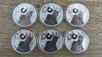 Homer Simpson 1 oz 2019 strieborná minca - 3