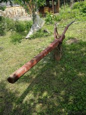 Predám starý drevený záhradný pluh - 3