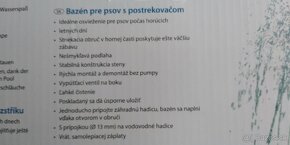 Nový bazén pre psa 80x20 so sprchou. - 3
