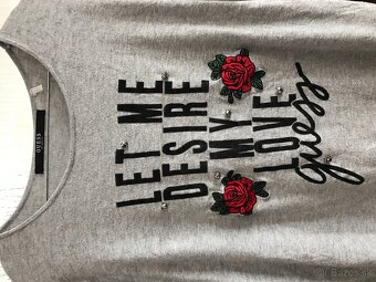 GUESS originál Nová kolekcia/perlickovy tenký svetrik S/M - 3