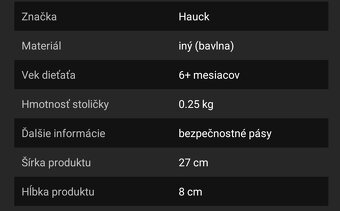 Podložka na detskú stoličku - 3