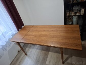 Rozkladací drevený stôl 180x80 - 3