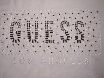 Guess biele tričko s dlhým rukávom - 3