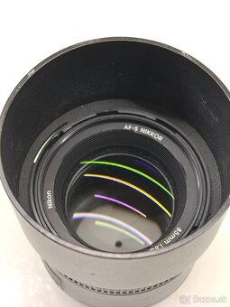 Nikon AF nikkor 85mm 1.8 - 3
