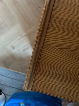 Pracovný drevený stôl - 3