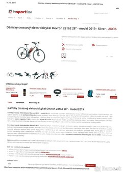 Predám crossový e-bike Devron, model 2019 - 3