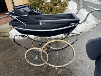 Vintage anglicky Silver cross - 3