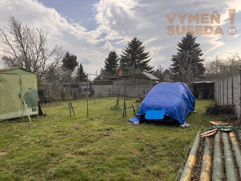 VYMEŇ SUSEDA - VÝNIMOČNÁ ZÁHRADA S CHATKOU NA PREDAJ (490 M2 - 3