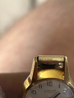 Silne pozlátené hodinky Junghans - 3