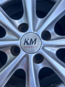 ALU Disky KM WHEELS 4x100 - 3
