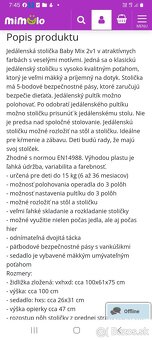 Jedalenska stolicka 2 v 1 - 3