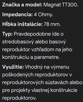 Basový reproduktor - 3