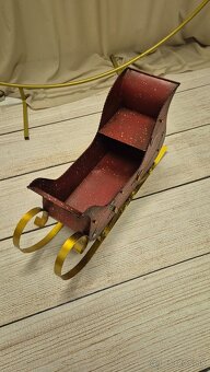 Vianočné plechové sane - 3