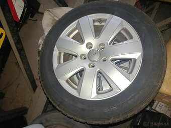 Predám zimné pneu.na diskoch Audi R16 - 3
