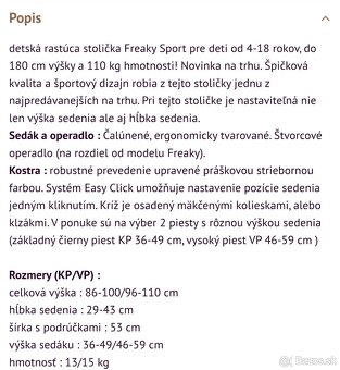 MAYER Detská rastúca stolička FREAKY SPORT - 3