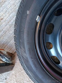 Plechový disk 5 1/2JX 14H2 ET49 vrátane pneumatiky - 3