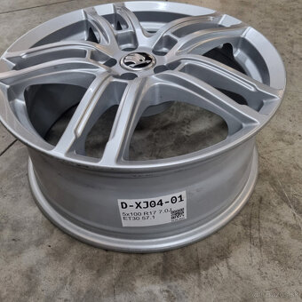 Hliníkové disky 5x100 R17 7J ET30 - 3