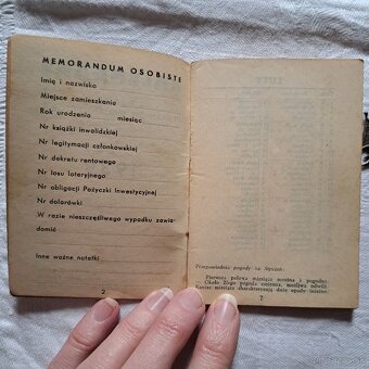 Vojenský kalendár poľskej armády 1939+kríž za zásluhy - 3