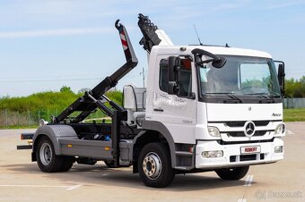 MERCEDES ATEGO1224 HÁKOVÝ NOSIČ KONTAJNEROV HYDRAULICKÁ RUKA - 3