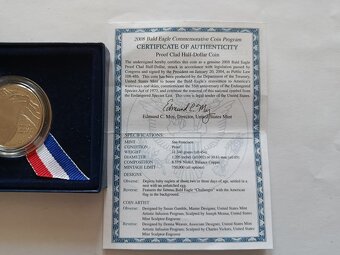 USA American bald eagle 2008 Proof - 3