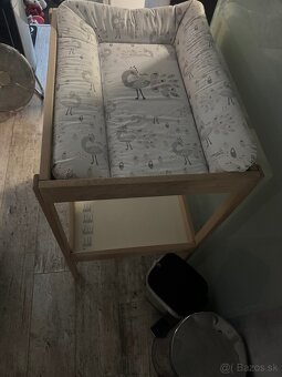 Prebaľovací pult (IKEA) a prebaľovacia podložka - 3