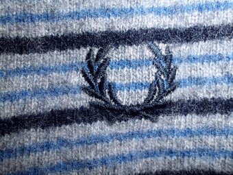 Fred Perry pánsky vlna sveter pásik L-M - 3