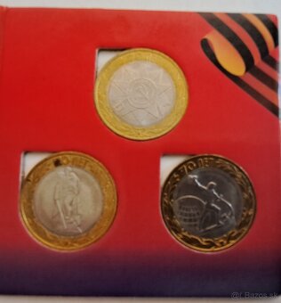 Zberateľská sada mincí Rusko - 70. výročie víťazstva (2015) - 3