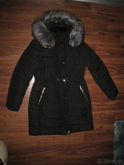 Dámska zimná dlhá bunda/kabát, C&A, veľ. 40 - 3