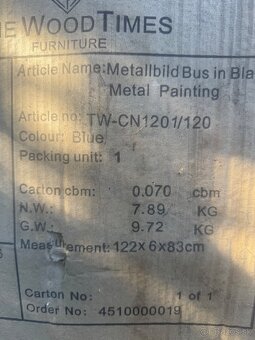 plechovy obraz Volkswagen - 3