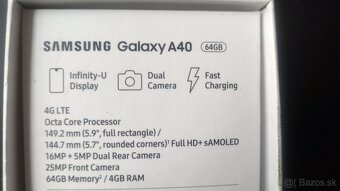 Samsung Galaxy A40, 64GB - 3