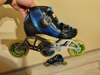 Detské inline speed korčule.Velkosť 34-37 (nastaviteľné) - 3