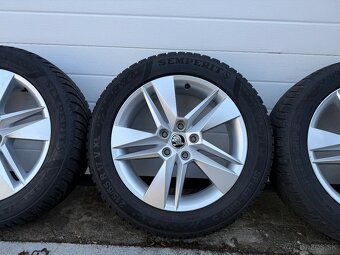ORIGINAL ŠKODA SUPERB 3 DISKY 5x112 R17 215/55 R17 ZIMA - 3