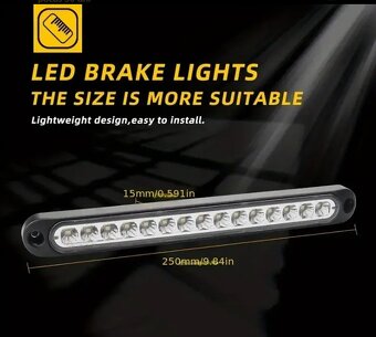 Zadné led svetlo červené nové - 3