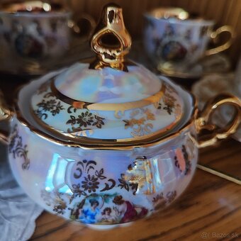 Čajová súprava - karlovarský porcelán - 3