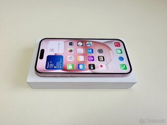 APPLE iPHONE 15 128GB PINK TOP STAV, BATERKA 100% - 3