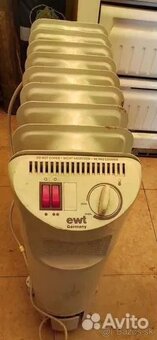 Stary olejovy elektricky ohrievac EWT Noc 902 2000w - 3