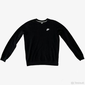 Nike Čierna bavlnená dámska mikina pulóver S 36 - 3