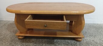 Konferenční stolek, masív, Nábytek s příběhem - 3