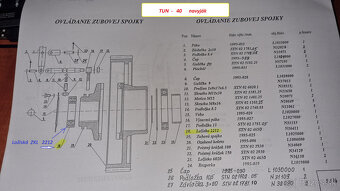 TUN - 40 katalog dielov a LOžiská ZKL 2212 - 3